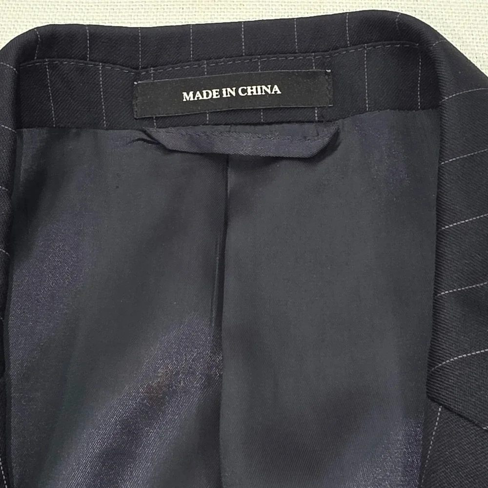 Lauren Ralph Lauren Slim Fit Blazer Mens 42R Wool Pinstripe Suit‎ Jacket Coat